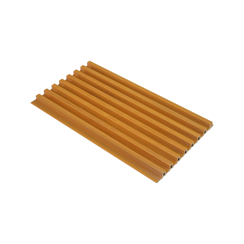 171mm Width, 14mm Thickness Outdoor PVC/ASA Wood-Plastic Composite Vinyl Coated Grille