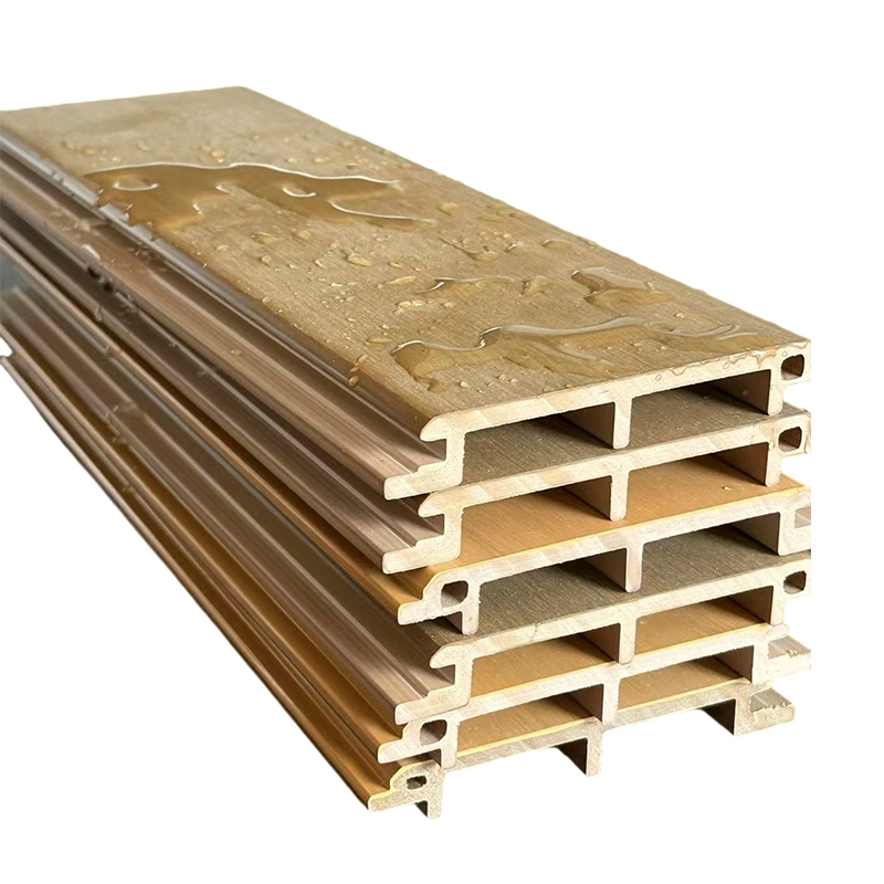 112mm Width, 16mm Thickness Low-Maintenance PVC/ASA Waterproof and Non-Slip Square Wall Panel for Outdoor Use