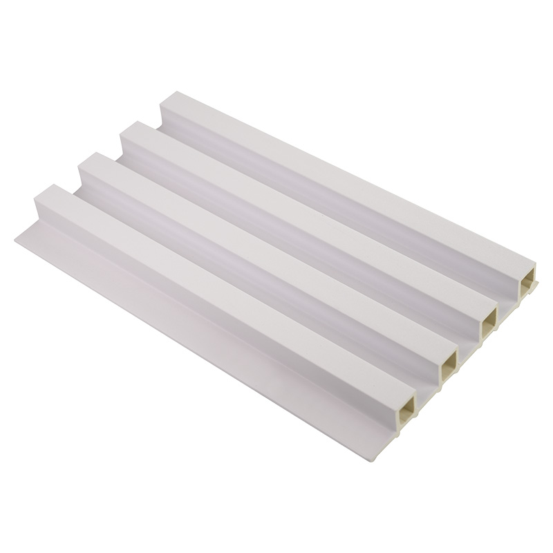 Width 168mm Thickness 24mm White Interior Decoration PVC Grille Panel