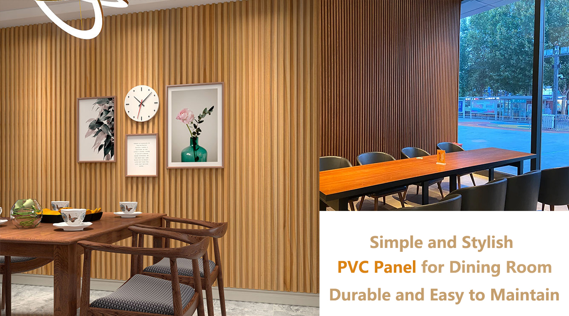 PVC interior wall panels for diningroom