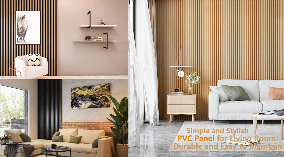 pvc interior wall cladding for living room