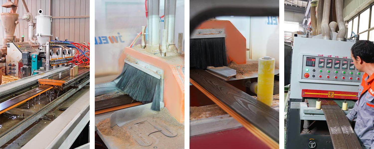 ASA PVC siding panels production processing